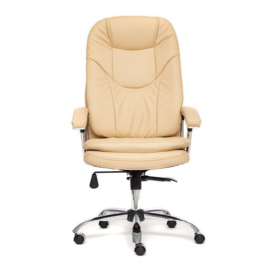 Офисное кресло SOFTY LUX  кож/зам, бежевый, арт.12901 в Нальчике - изображение 3