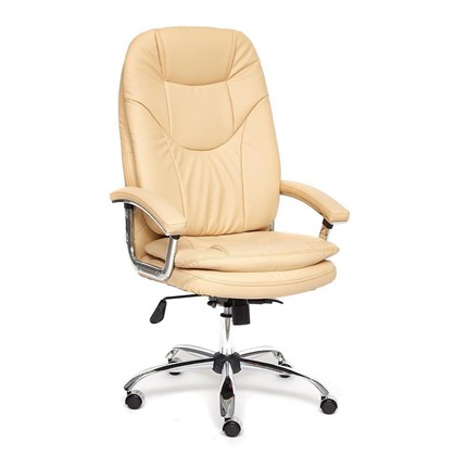 Офисное кресло SOFTY LUX  кож/зам, бежевый, арт.12901 в Нальчике - изображение