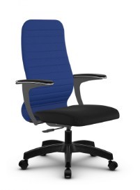 Компьютерное кресло SU-CU160-10P PL синий/черный в Нальчике