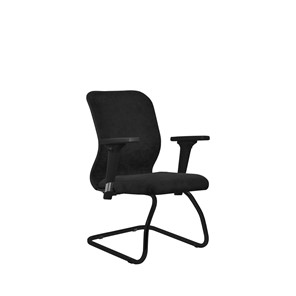 Офисное кресло SU-Mr-4/подл.200/осн.008 черный в Нальчике