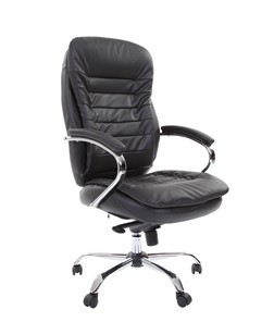 Компьютерное кресло CHAIRMAN 795 кожа, цвет черный в Нальчике
