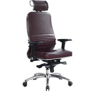 Офисное кресло Samurai KL-3.04, темно-бордовый в Нальчике - предосмотр