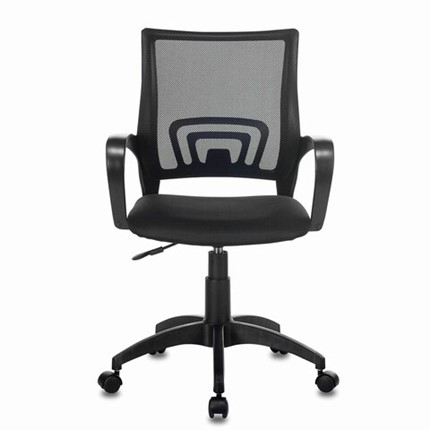 Офисное кресло Brabix Fly MG-396 (с подлокотниками, сетка, черное) 532083 в Нальчике - изображение