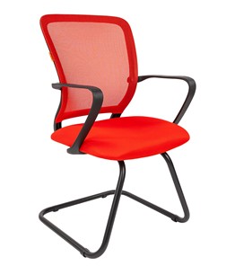 Кресло компьютерное CHAIRMAN 698V Сетка TW (красный) в Нальчике