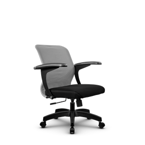 Компьютерное кресло SU-M-4/подл.160/осн.001, Светло-серый/Черный в Нальчике