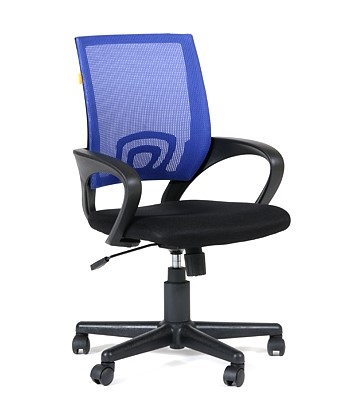 Компьютерное кресло CHAIRMAN 696 black Сетчатый акрил DW61 синий в Нальчике - изображение