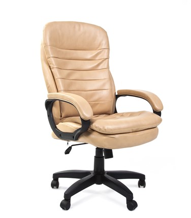 Компьютерное кресло CHAIRMAN 795 LT, экокожа, цвет бежевый в Нальчике - изображение