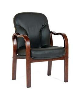 Офисное кресло CHAIRMAN 658 Натуральная кожа черный в Нальчике - предосмотр