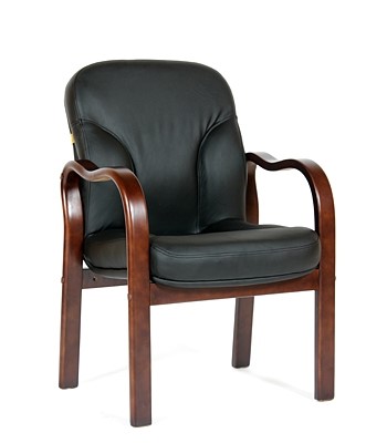 Офисное кресло CHAIRMAN 658 Натуральная кожа черный в Нальчике - изображение