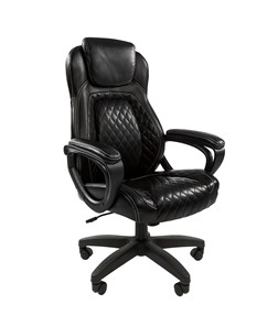 Кресло офисное CHAIRMAN 432, экокожа, цвет черный в Нальчике
