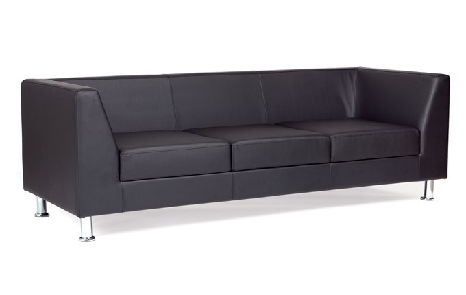 Офисный прямой диван Дерби трехместный в Нальчике - изображение 1