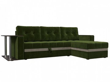 Угловой диван Атланта М, Зеленый (микровельвет) в Нальчике