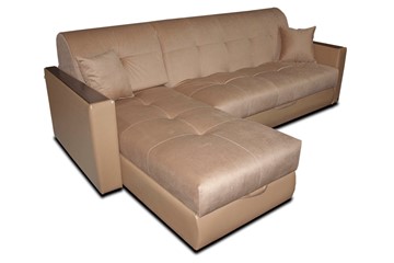 Угловой диван с оттоманкой Аккордеон-1 (сп.м. 1600х2050) в Нальчике