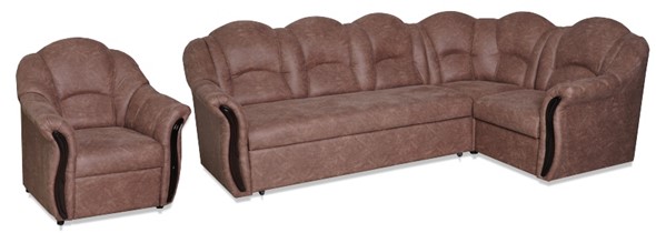 Угловой диван Соня-8 с креслом в Нальчике - изображение