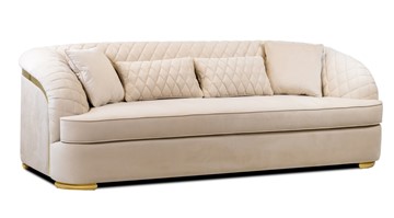 Прямой диван Бурже, с металлическим декором в Нальчике