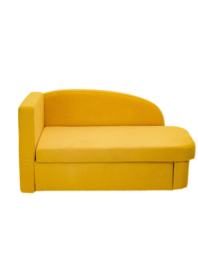 Диван-кровать левая Тедди желтый в Нальчике - изображение 1
