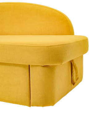 Диван-кровать левая Тедди желтый в Нальчике - изображение 3