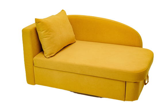 Диван-кровать левая Тедди желтый в Нальчике - изображение