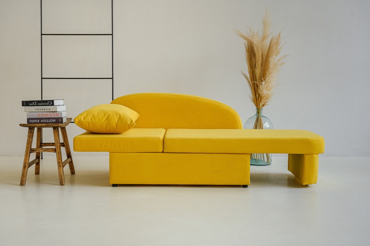Диван-кровать левая Тедди желтый в Нальчике - изображение 20