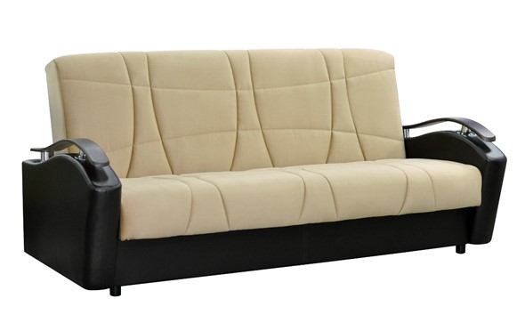 Прямой диван Лазурит 5 Стеганый в Нальчике - изображение
