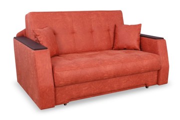 Прямой диван Лео-4 двухместный, ППУ (с накладками на подлокотниках) в Нальчике