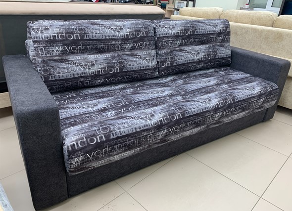Прямой диван Сантана 4 без стола, еврокнижка велюр/шенилл в Нальчике - изображение