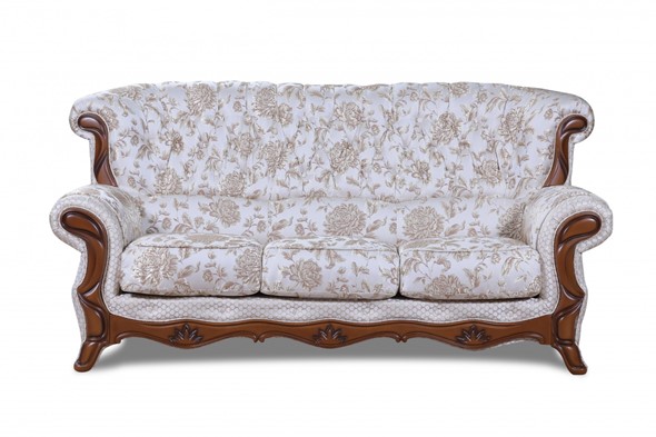 Прямой диван Барокко, ДБ3 в Нальчике - изображение