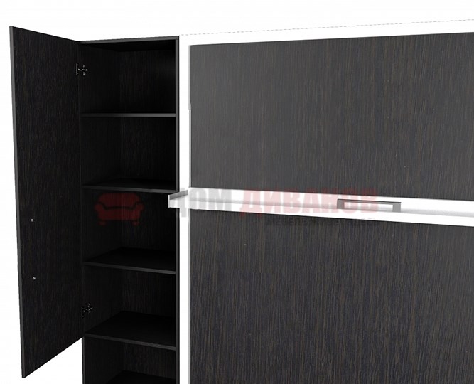 Диван Кровать-трансформер Smart (ШЛ+КД 1400+ШП), 2 шкафа, без подлокотников в Нальчике - изображение 2