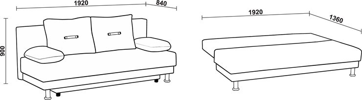 Большой диван Нео 3 Н в Нальчике - изображение 6