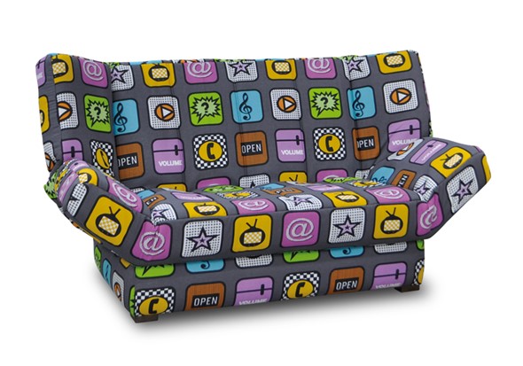 Прямой диван София Люкс пружинный блок в Нальчике - изображение