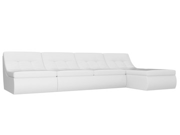 Модульный угловой диван Холидей, Белый (экокожа) в Нальчике - предосмотр