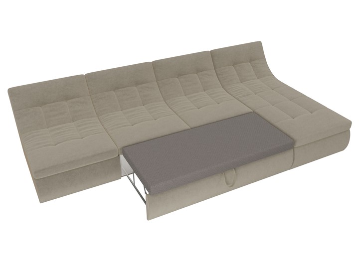 Модульный угловой диван Холидей, Бежевый (микровельвет) в Нальчике - изображение 6