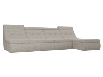 Модульный раскладной диван Холидей люкс, Корфу 02 (рогожка) в Нальчике