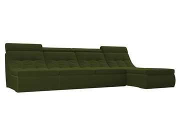 Модульный раскладной диван Холидей люкс, Зеленый (микровельвет) в Нальчике