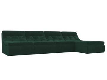 Большой модульный диван Холидей, Зеленый (велюр) в Нальчике