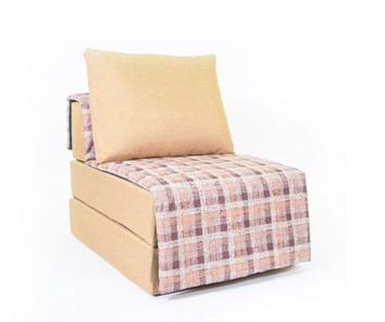 Бескаркасное кресло-кровать Харви, песочный-квадро беж в Нальчике - предосмотр