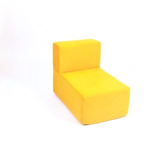 Кресло бескаркасное Тетрис 50х80х60, желтое в Нальчике