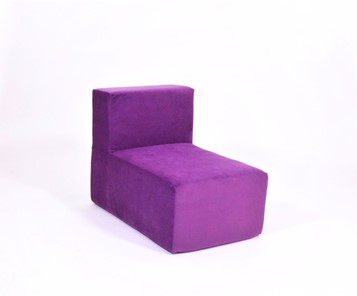 Кресло бескаркасное Тетрис 50х80х60, фиолетовое в Нальчике