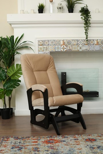 Кресло-качалка Леон маятниковая, ткань AMIGo песок 29-Т-П в Нальчике - изображение 3