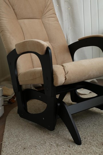 Кресло-качалка Леон маятниковая, ткань AMIGo песок 29-Т-П в Нальчике - изображение 8