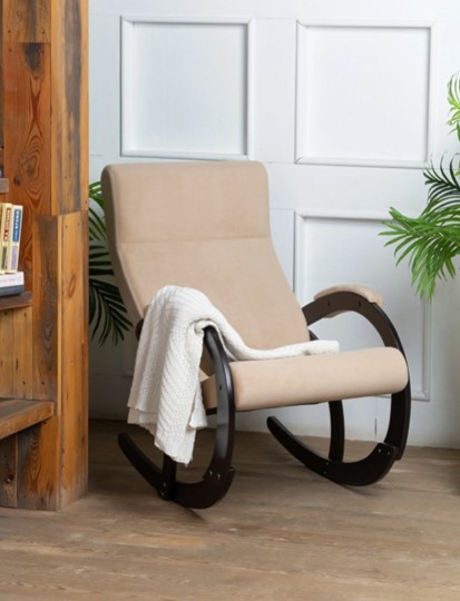 Кресло-качалка Корсика, ткань Amigo Beige 34-Т-AB в Нальчике - изображение 7