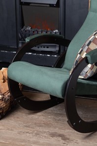 Кресло-качалка в гостиную Корсика, ткань Amigo Green 34-Т-AG в Нальчике - предосмотр 6
