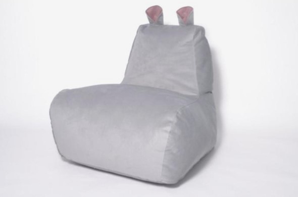 Кресло-мешок Бегемот серый в Нальчике - изображение