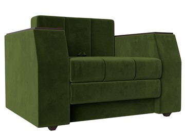 Кресло раскладное Атлантида, Зеленый (Микровельвет) в Нальчике