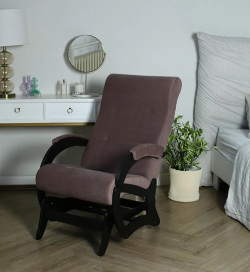 Маятниковое кресло Амелия, ткань кофе с молоком 35-Т-КМ в Нальчике - изображение 5