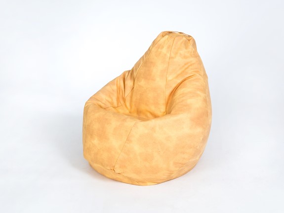 Кресло-мешок Груша среднее, жаккард, песок в Нальчике - изображение