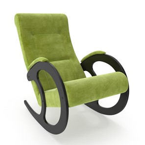 Кресло-качалка Модель 3, Verona 38 Apple Green-велюр в Нальчике