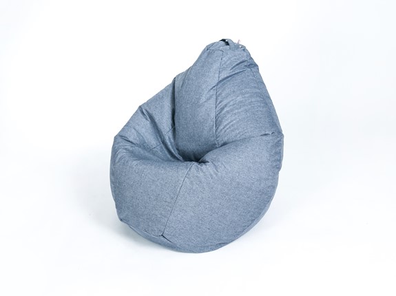 Кресло-мешок Хоум малое, серая в Нальчике - изображение