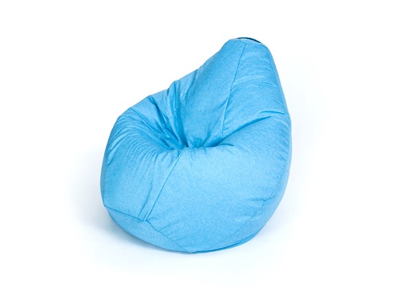 Кресло-мешок Хоум малое, голубое в Нальчике - изображение