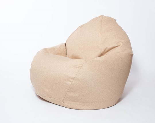 Кресло-мешок Макси, рогожка, 150х100, песочное в Нальчике - изображение
